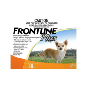 Frontline Plus  殺蝨滴頸藥水(3支裝) - (8週齡以上及10kg以下狗隻適用)